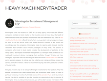 Tablet Screenshot of heavy-machinerytrader.com